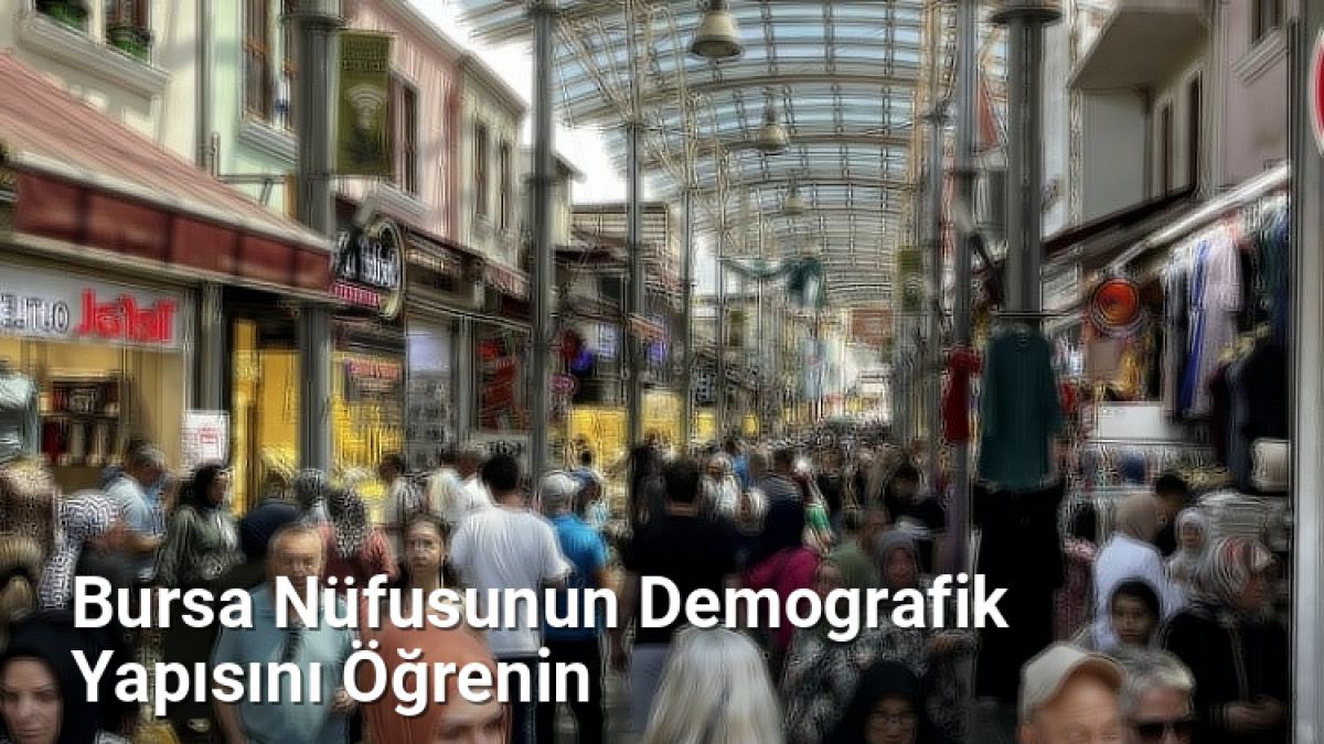 Bursa Nüfusunun Demografik Yapısını Öğrenin - bursaradar.net.tc